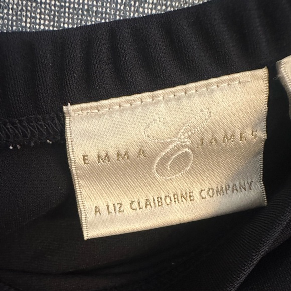 Vintage 90’s Emma James by Liz Claiborne Stretch Navy Women's Skirt Size Medium - Picture 5 of 9